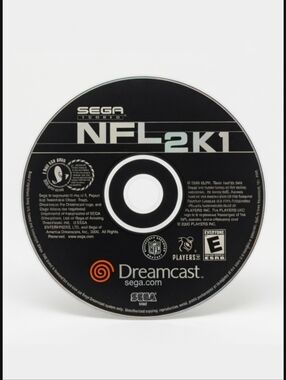 NFL 2K1 🔥 Sega Dreamcast 🕹 Vintage Video Game